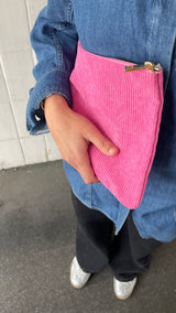 Pouch Maxi Cord pink