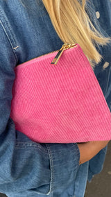 Pouch Maxi Cord pink