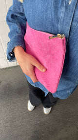 Pouch Maxi Cord pink