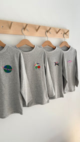 Longsleeve DACKEL grey