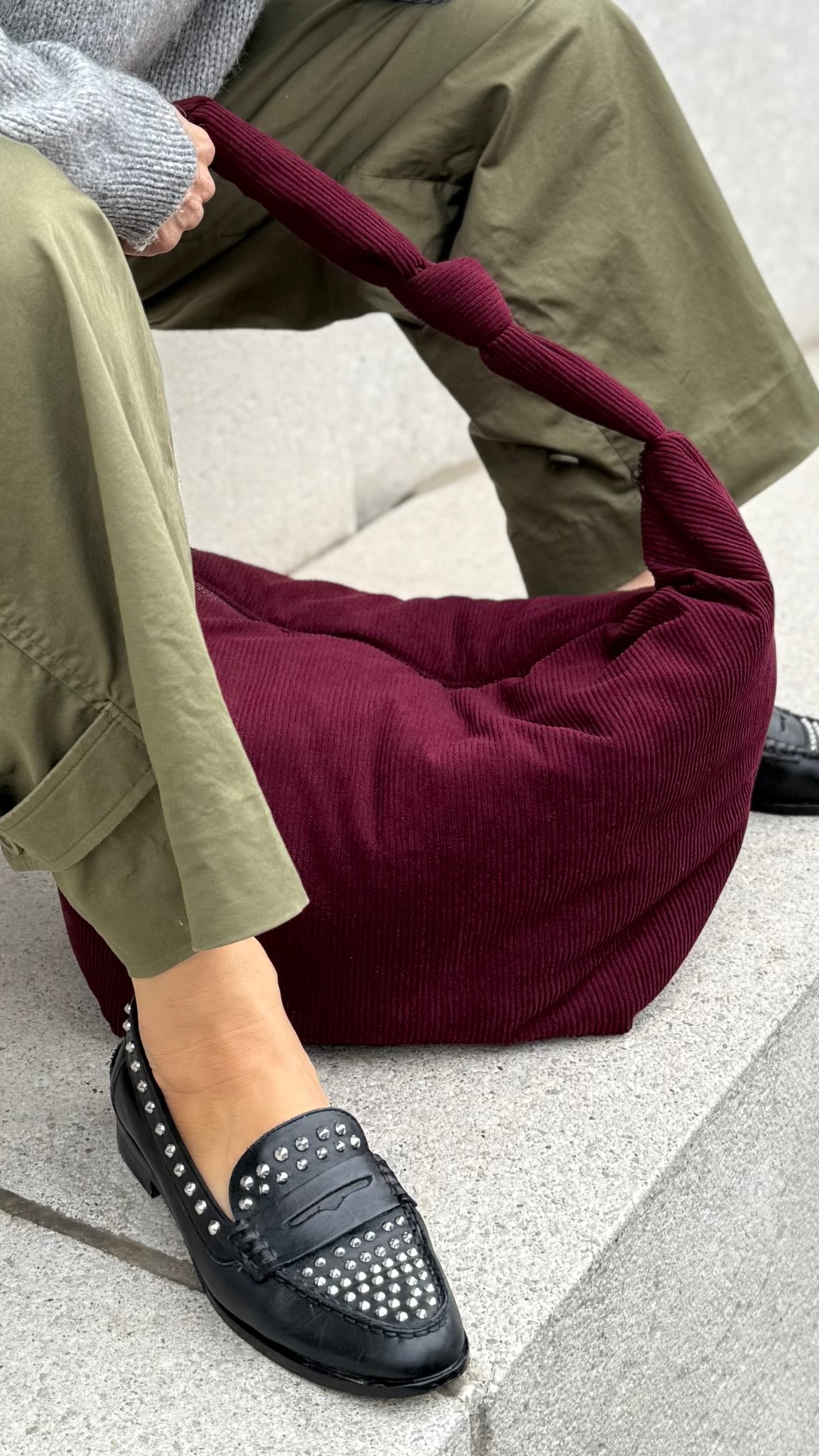 Lukkily Bag #1 Cord burgundy