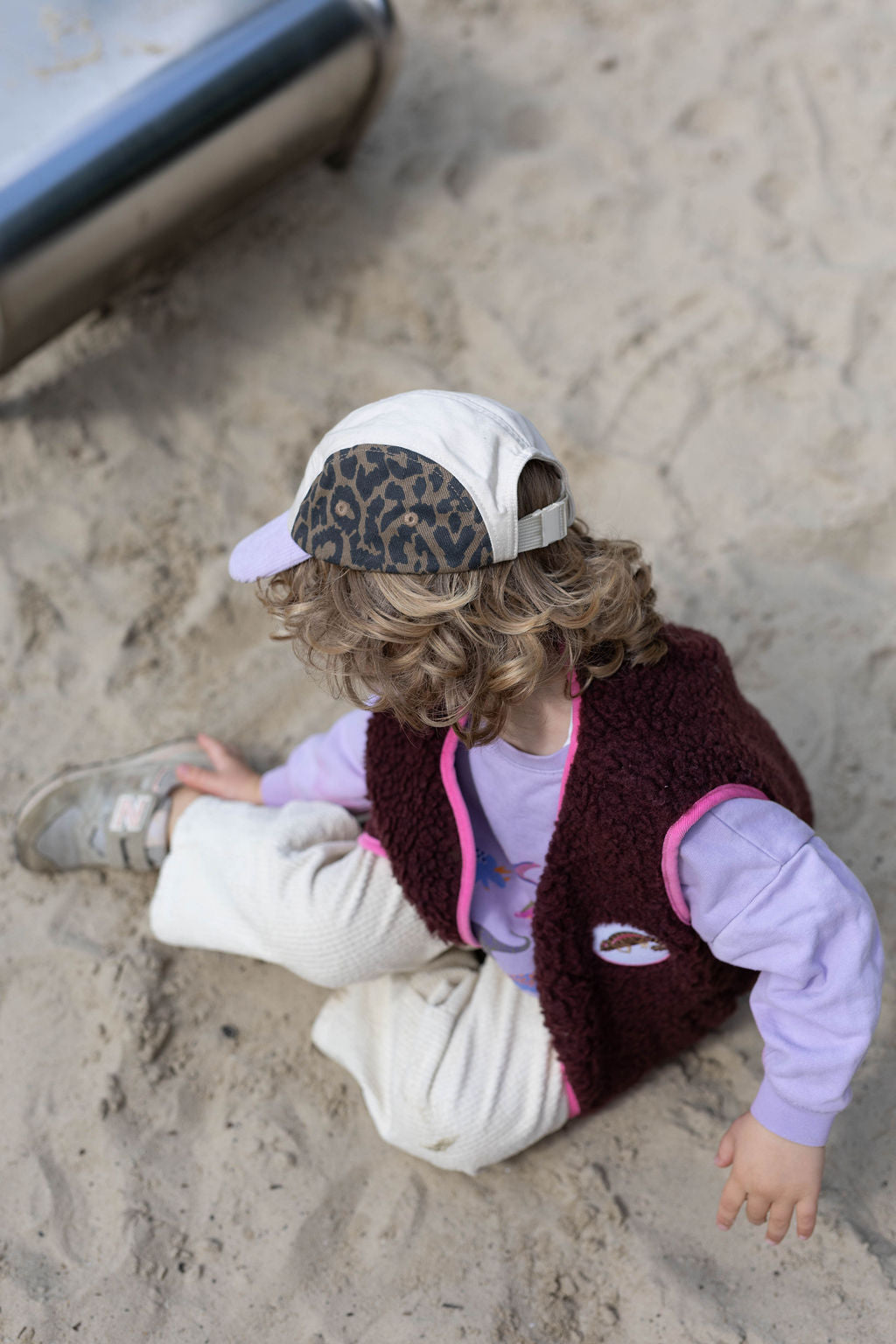 Wollweste Burgundy Kids M/L