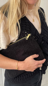 Pouch Maxi Teddy black