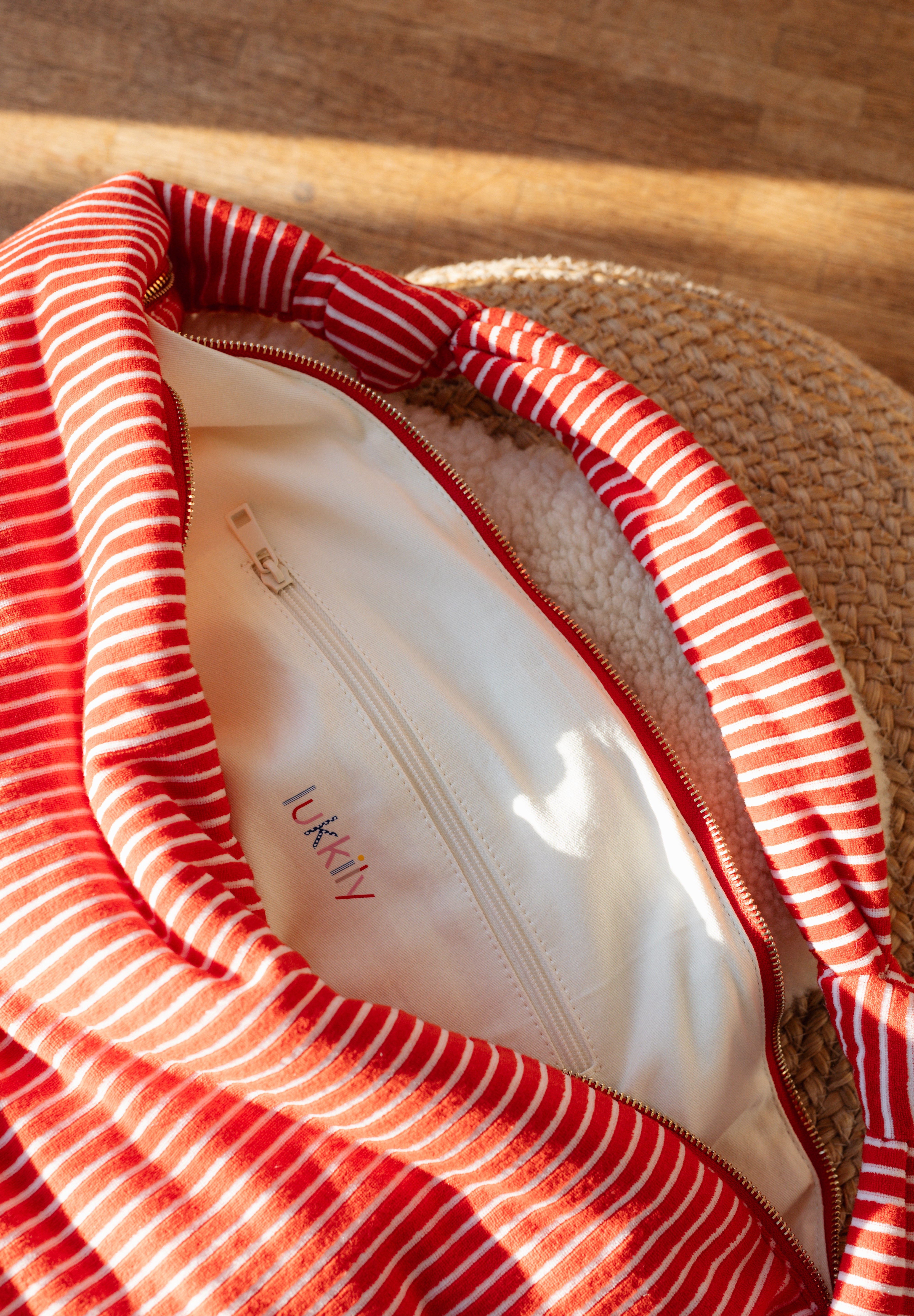 Lukkily Bag #1 Terry red/white