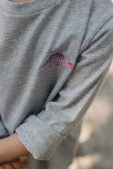 Longsleeve TRICERATOPS grey