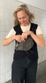 Belt Bag Small Canvas leo light brown