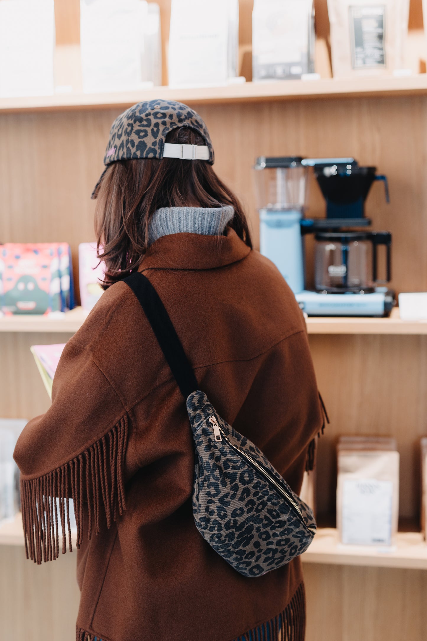 Belt Bag Big Canvas leo light brown