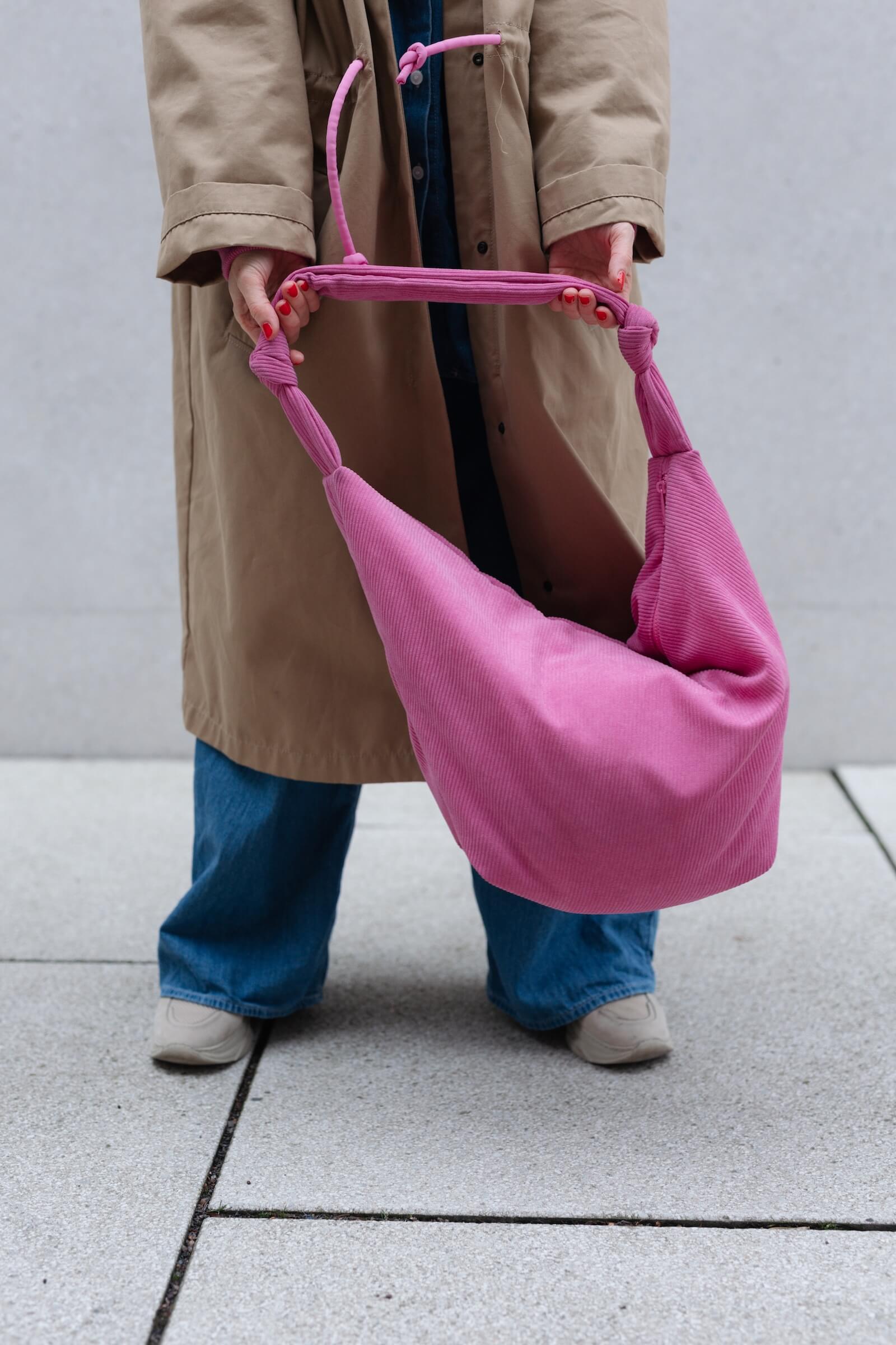 Lukkily Bag #1 Corduroy pink