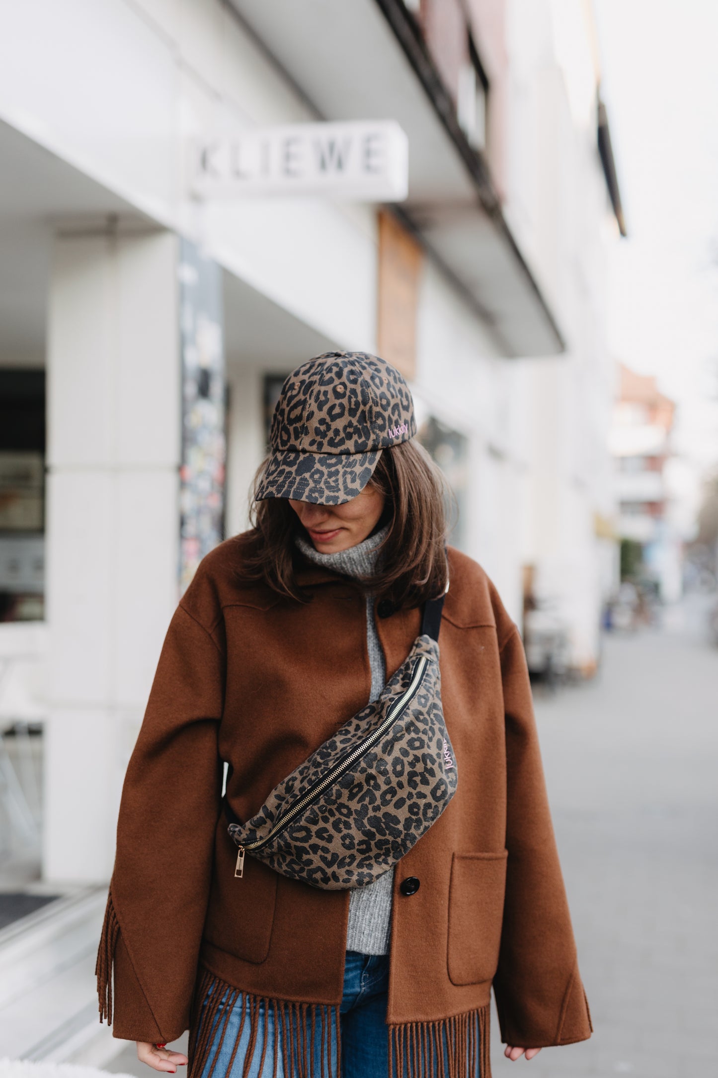 Belt Bag Big Canvas leo light brown