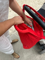 Tote Bag #1 Bright Red Nylon