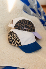 Cap LEO light brown/lilac