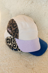 Cap LEO light brown/lilac