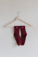Lukkily x Atelier Rive Socks Burgundy