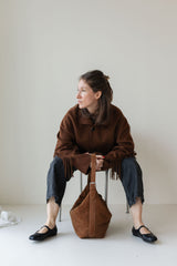 Preorder Lukkily Bag #4 Leather cognac