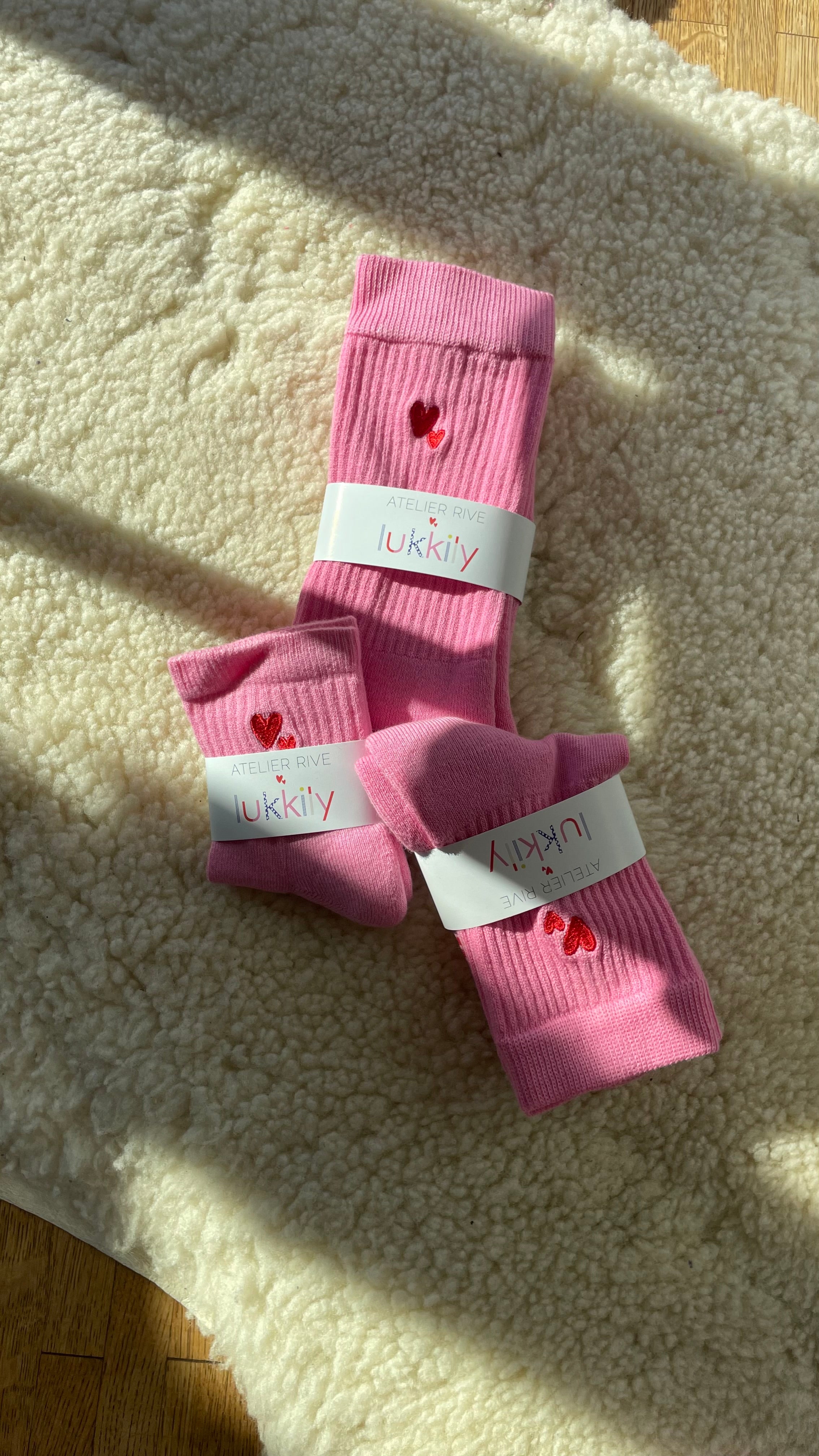 Lukkily x Atelier Rive Socks