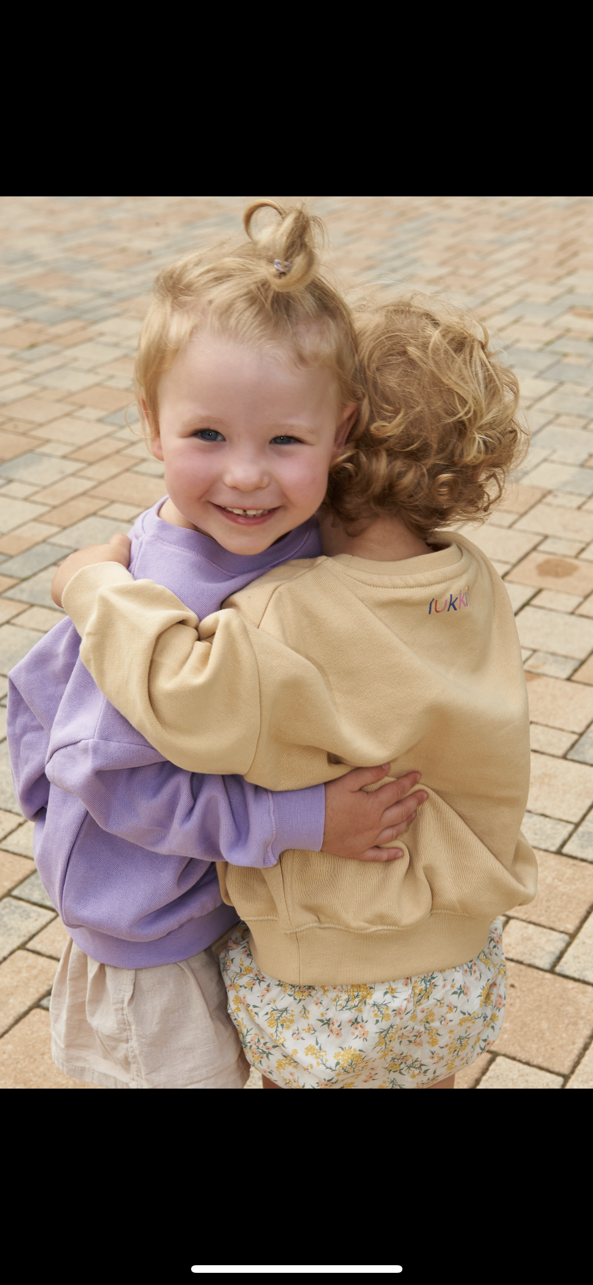 Sweatshirt LASTENRADLIEBE sand