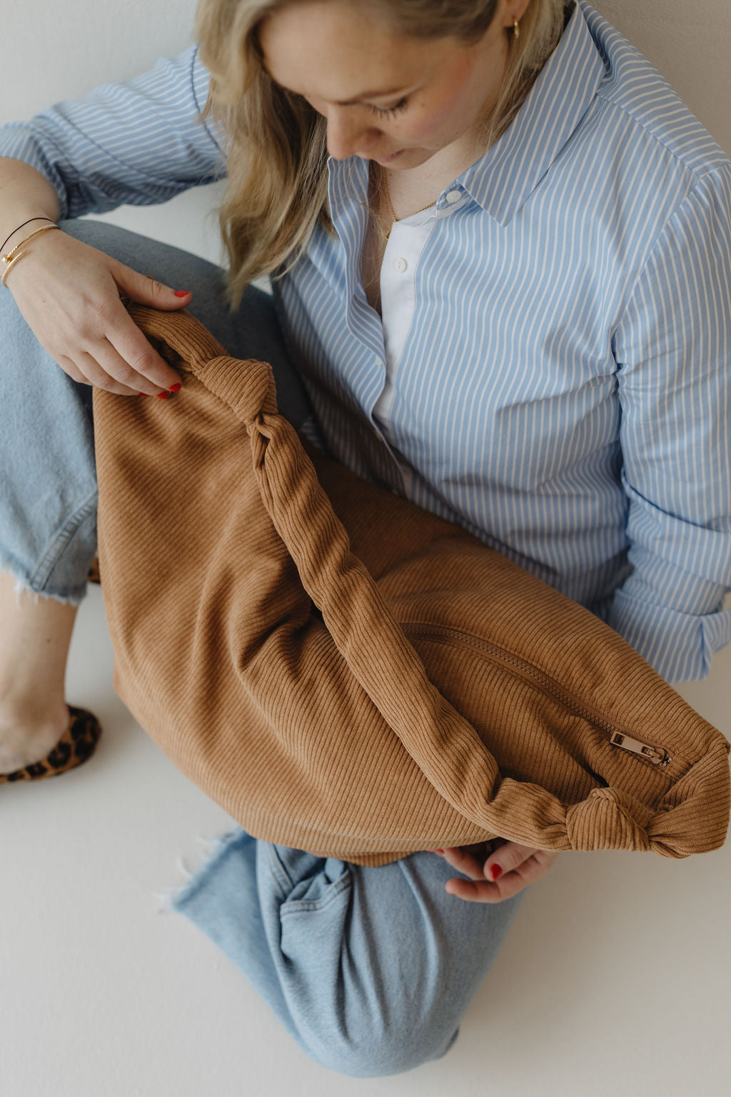 Lukkily Bag #1 Cord cognac