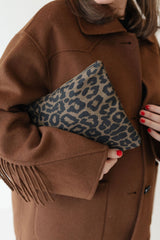 Pouch Maxi Canvas Leo light brown
