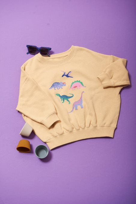 Sweatshirt DINO sand