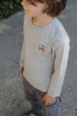 Longsleeve LOVE IS LOVE grey