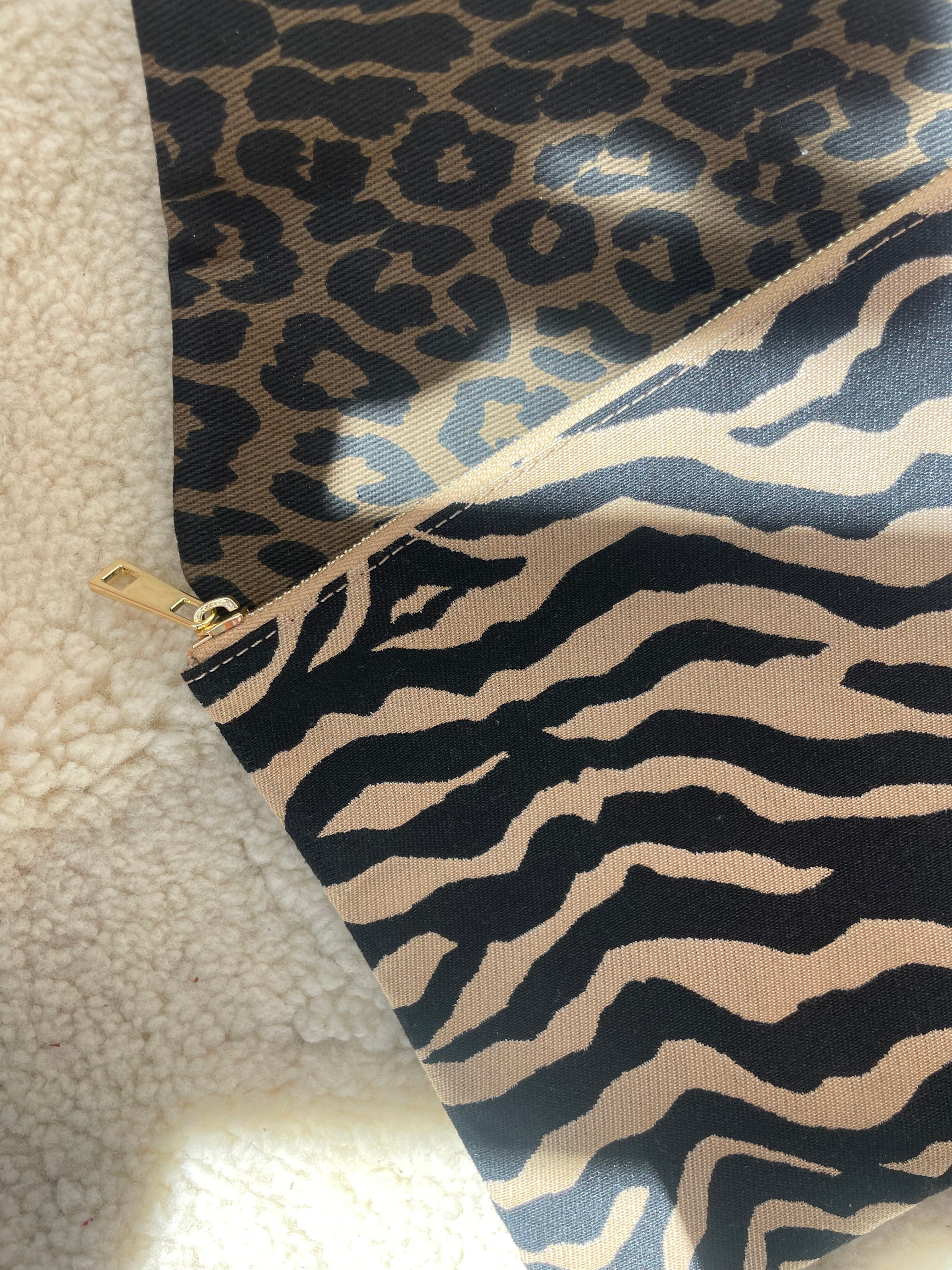 Preorder Pouch Maxi Zebra creme/black