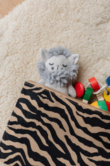 Pouch Maxi Zebra creme/black