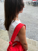 Tote Bag #1 Bright Red Nylon