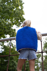 Wollweste Cobalt Kids M/L