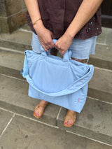 Tote Bag #1 Light Blue Nylon
