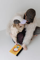 Cap LEO light brown/lilac