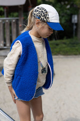 Wollweste Cobalt Kids S/M