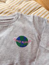 Longsleeve PEACE PLEASE grey