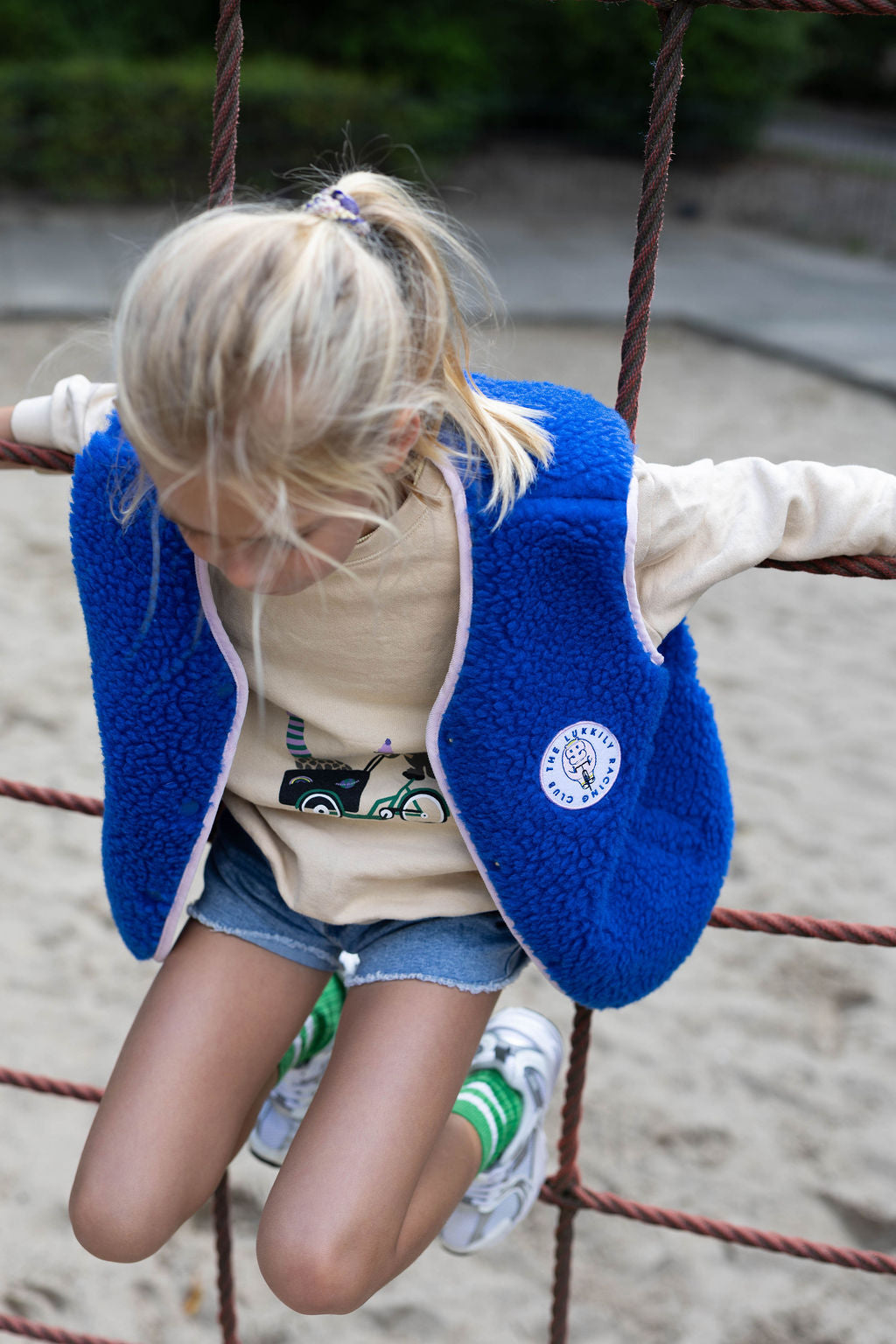 Wollweste Cobalt Kids S/M