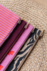 Pouch Maxi Terry pink/orange