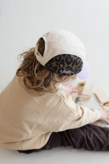 Cap LEO light brown/lilac