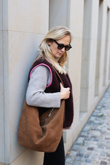 Wollweste Burgundy Adults