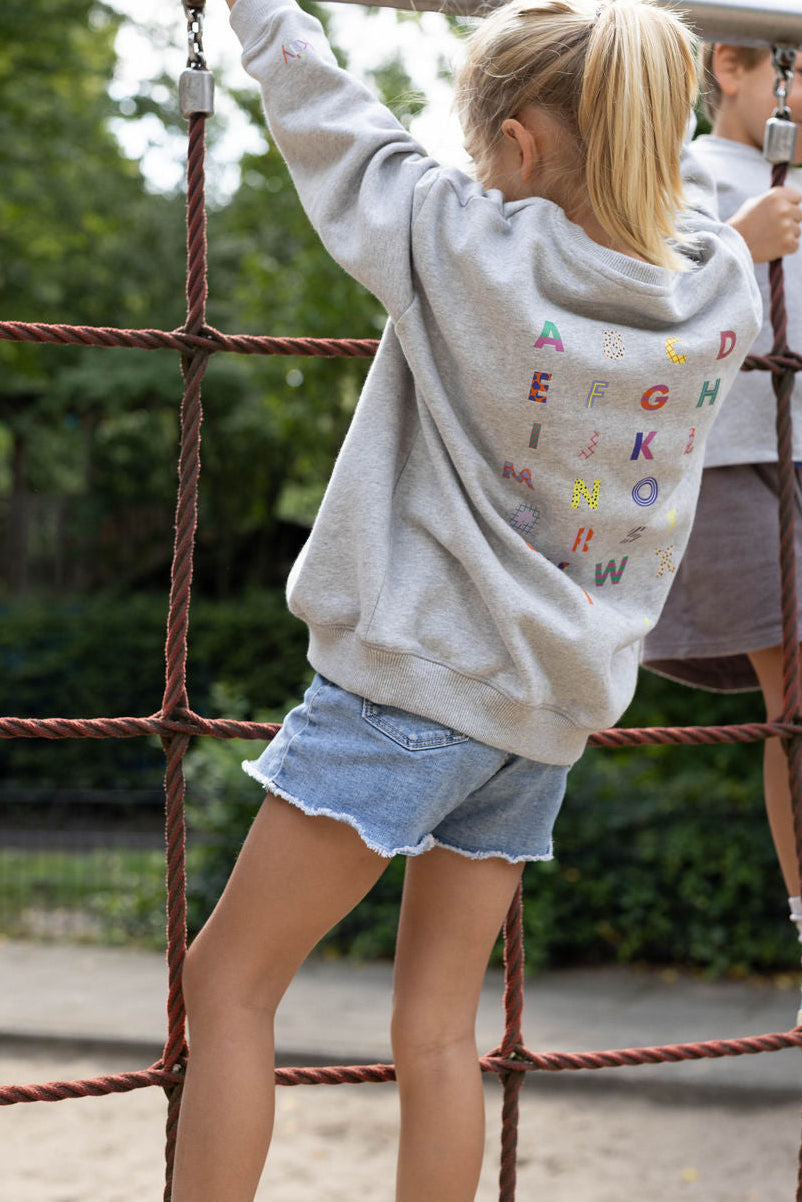 Sweatshirt ABC grey