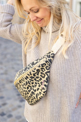 Belt Bag big canvas leo vanilla