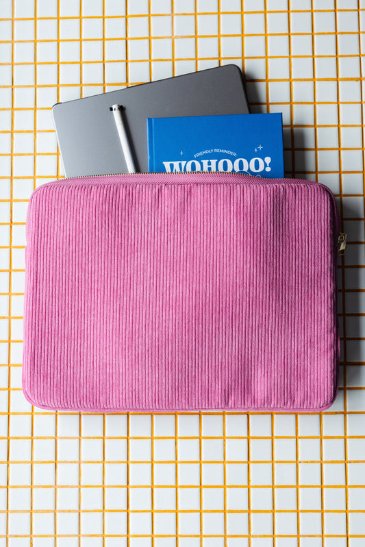 Laptop Case Cord pink