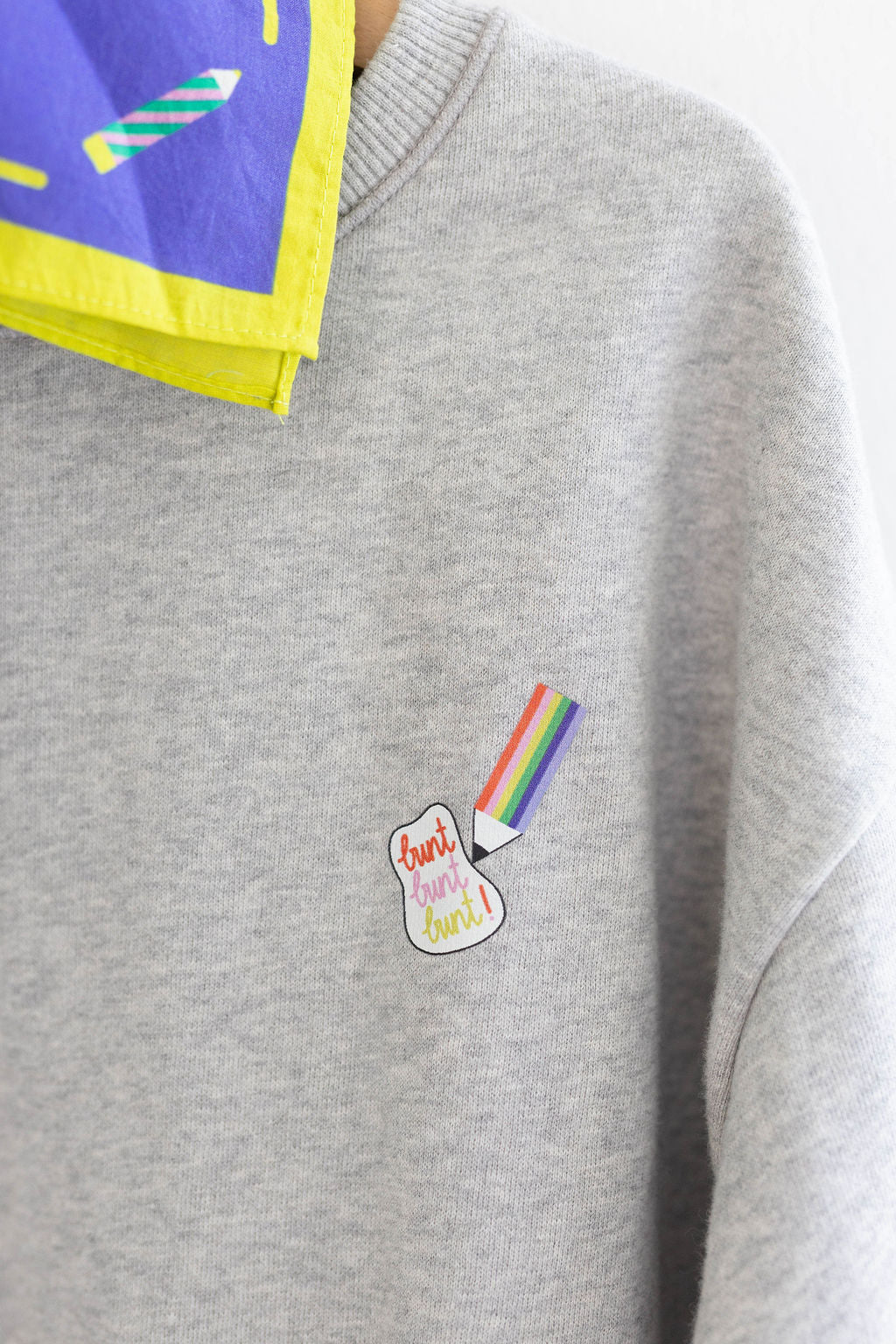 Sweatshirt ABC grey
