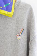 Sweatshirt ABC grey