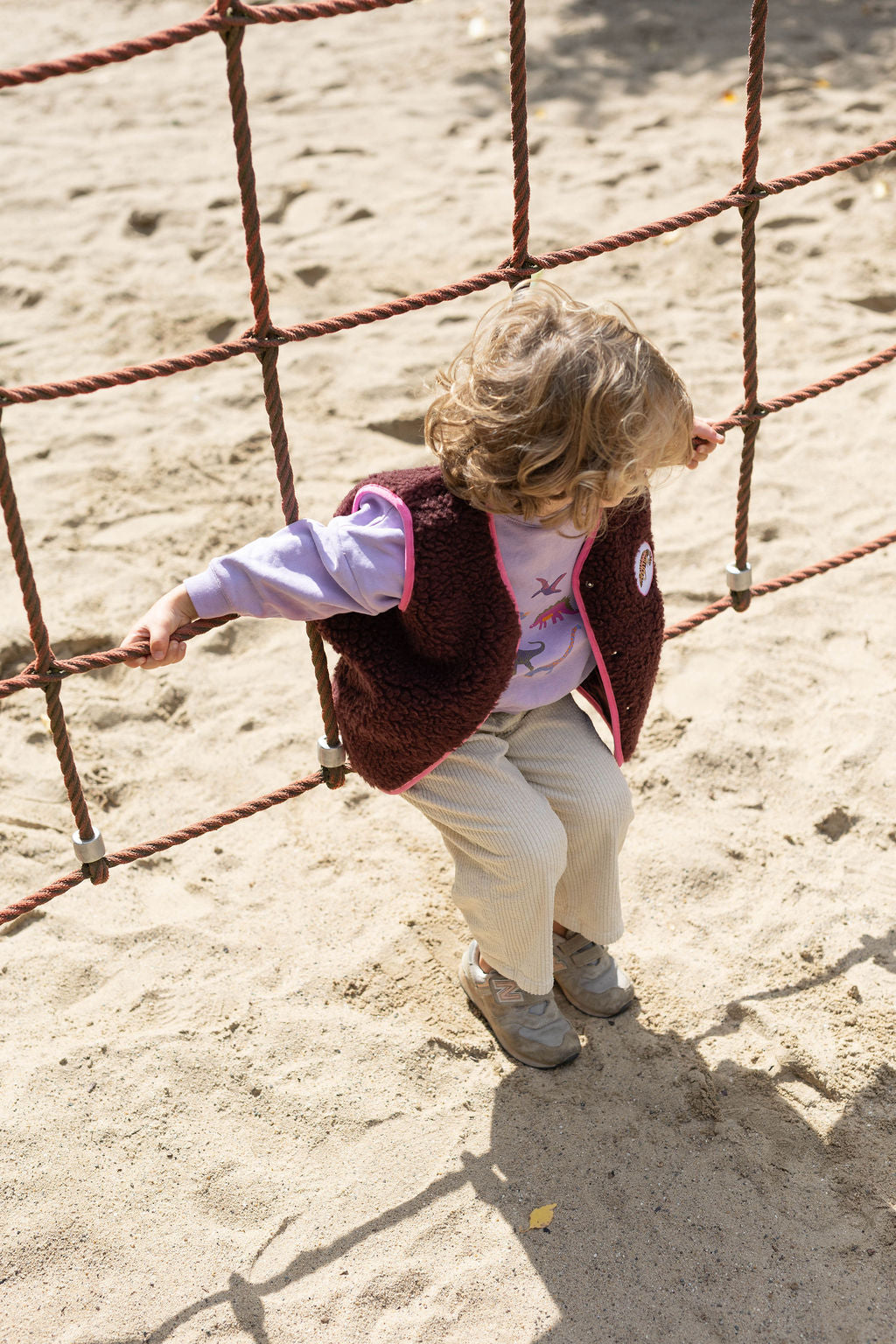 Wollweste Burgundy Kids M/L