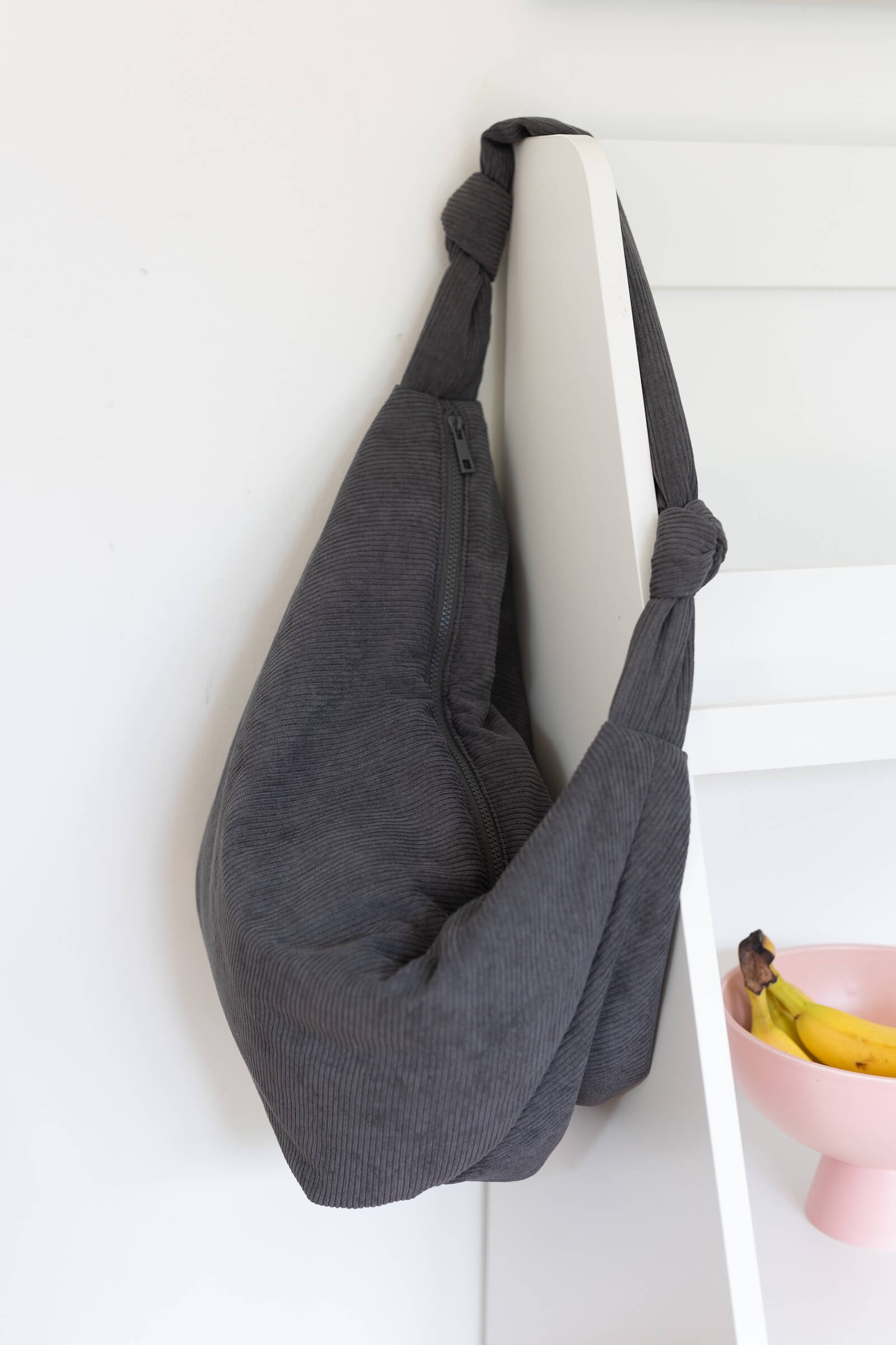 Lukkily Bag #1 Cord dark grey