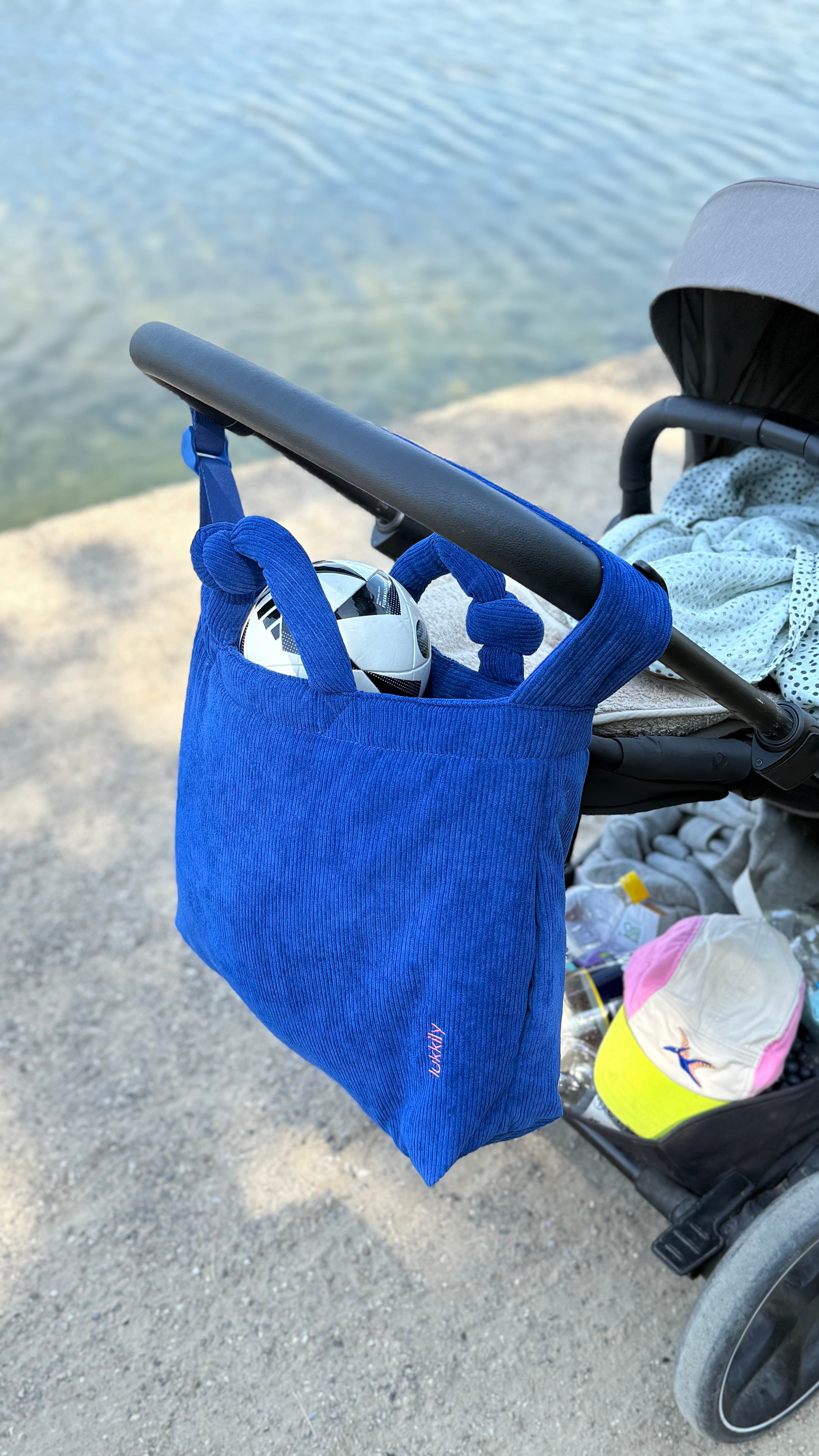 Tote Bag #1 Cord Cobalt