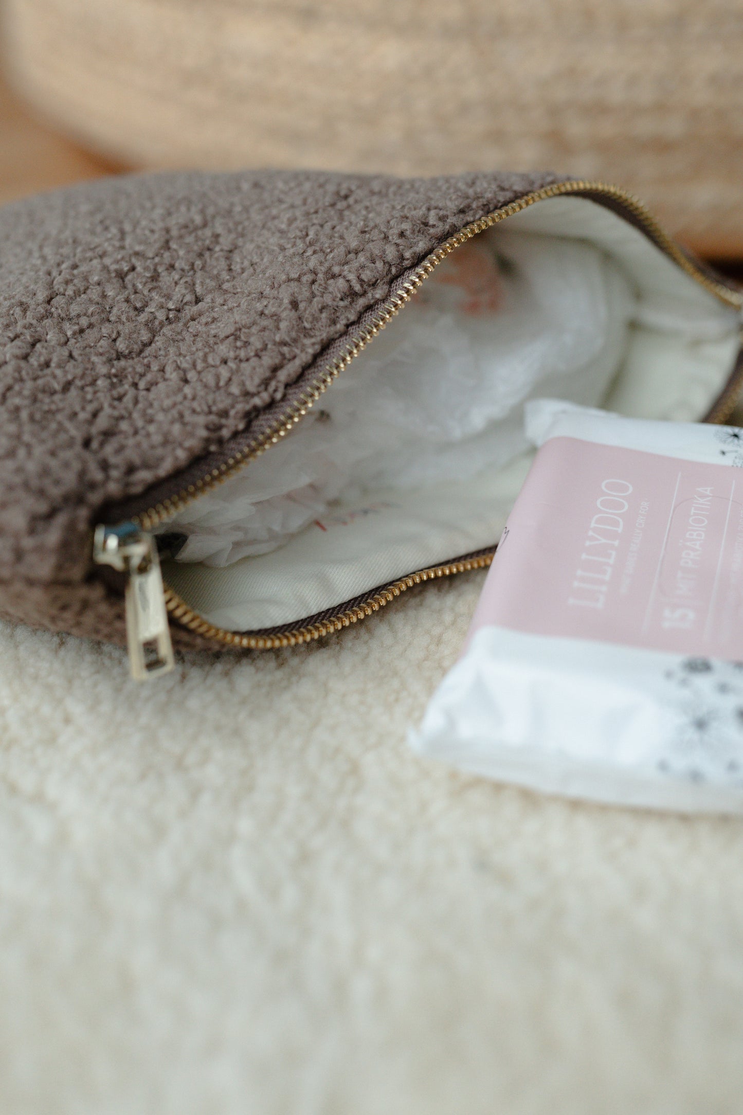Pouch Maxi Teddy stone