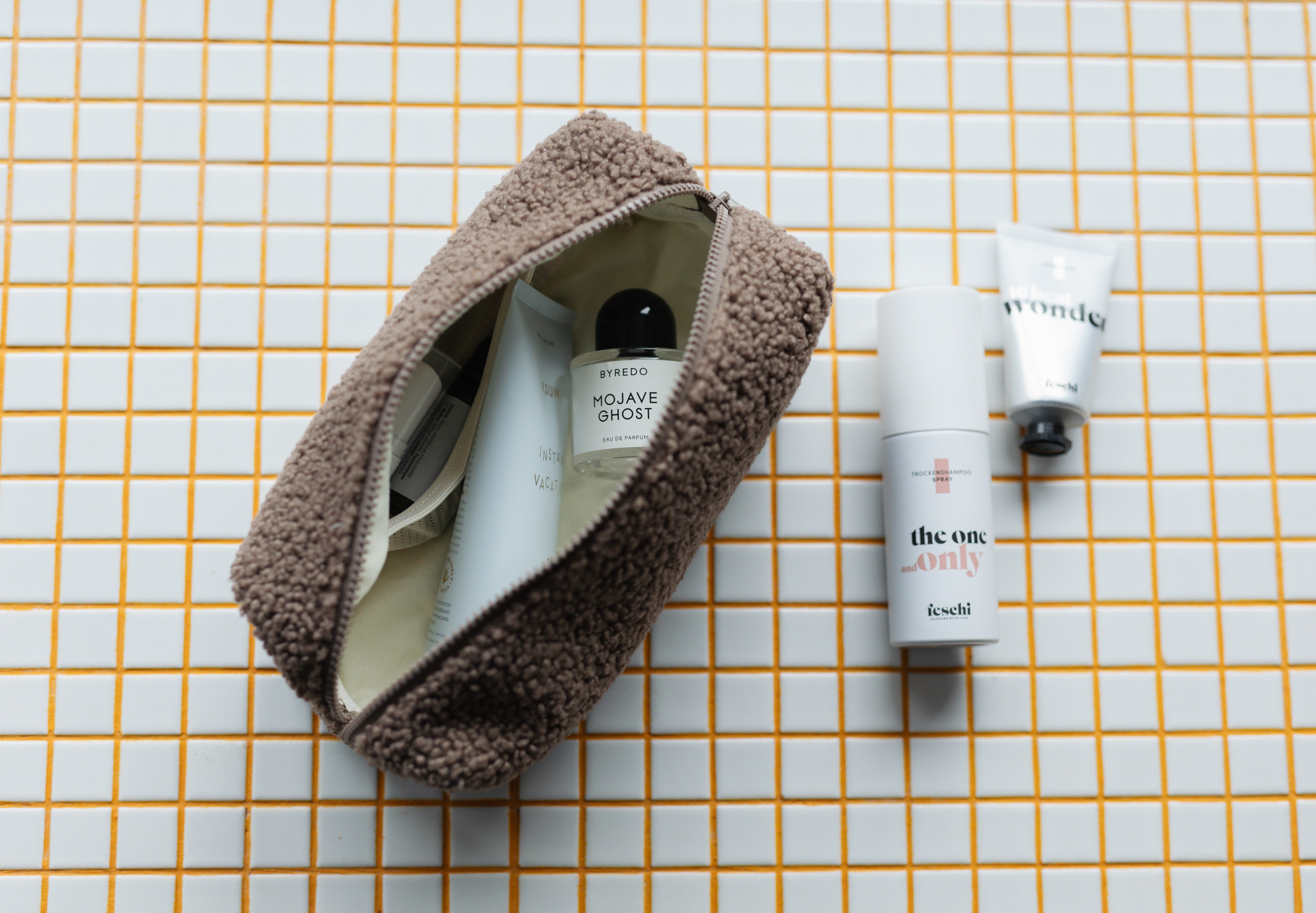 Wash Bag Teddy Stone