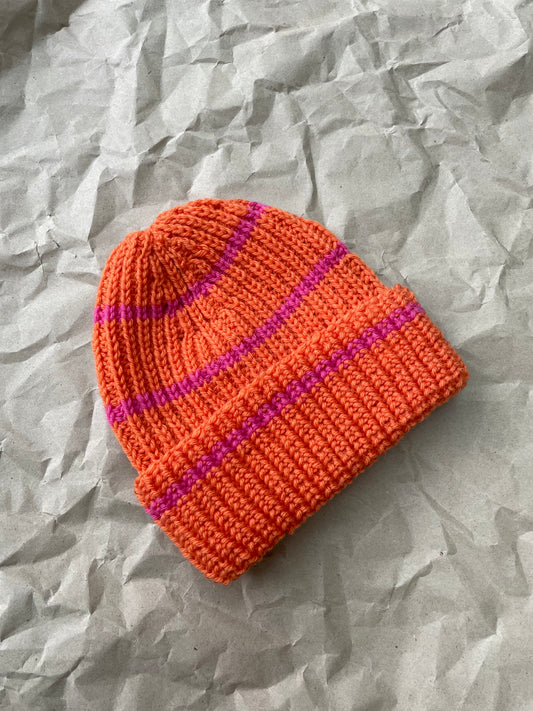 Hat ORANGE PINK