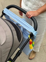 Tote Bag #1 Light Blue Nylon