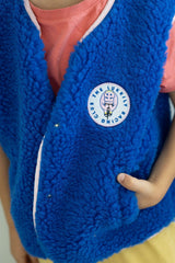 Wollweste Cobalt Kids M/L