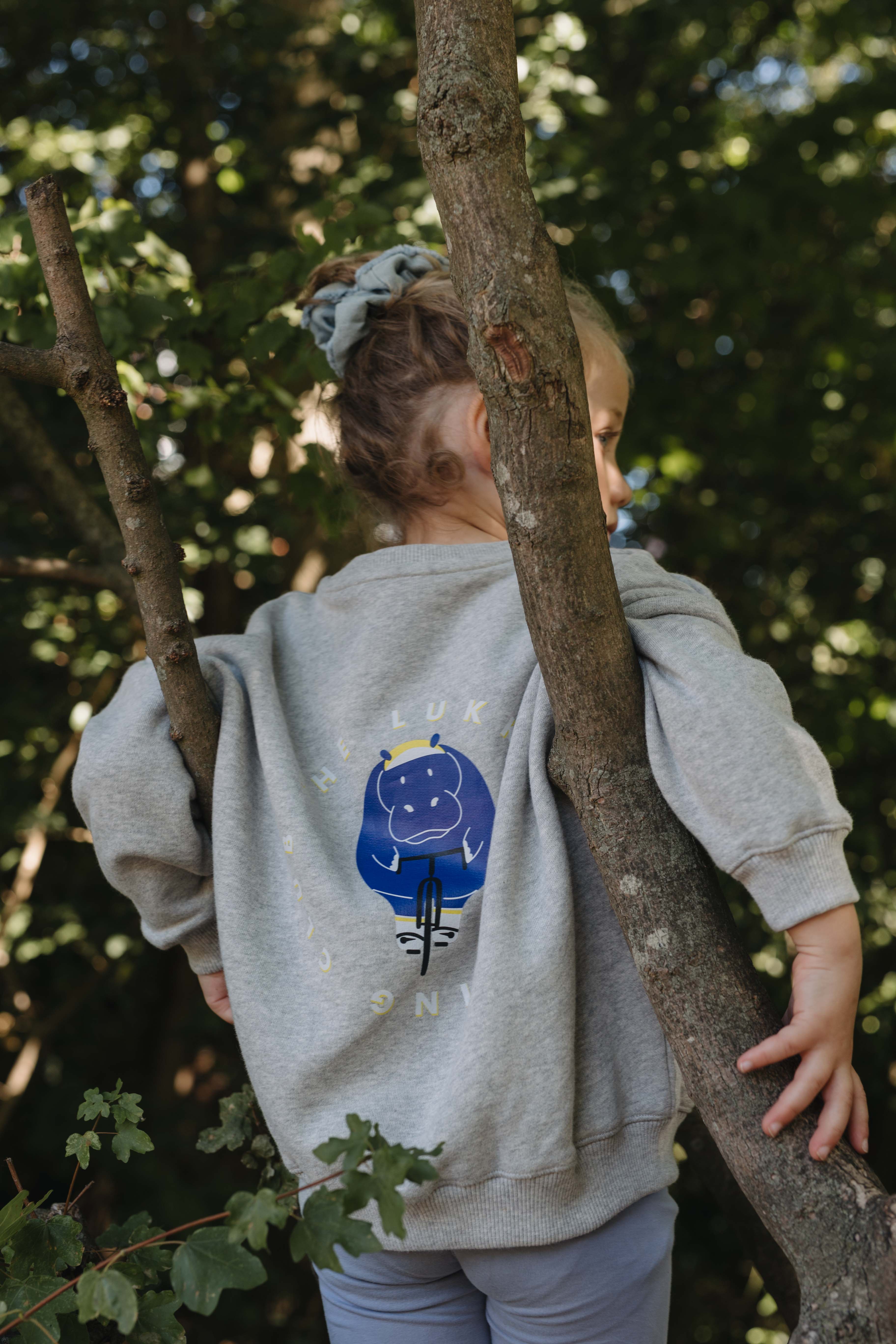 Sweatshirt HIPPO grey